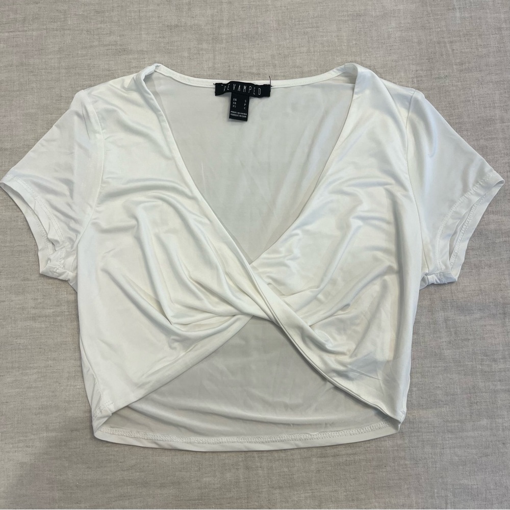 Revamped Twist Front Crop Top